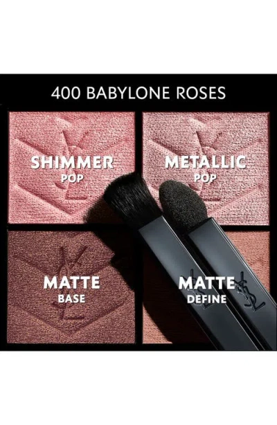 Saint Laurent Yves  Couture Mini Eyeshadow Palette Duo $136 Value