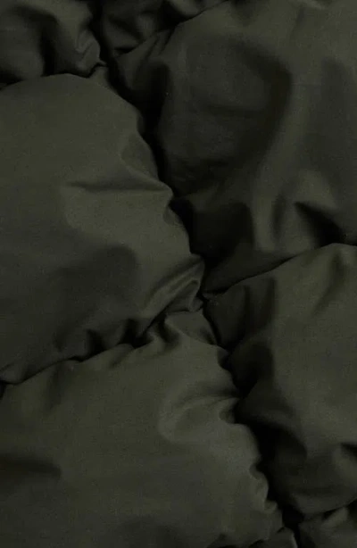 Parachute Cozy Quilted Organic Cotton Comforter In Black