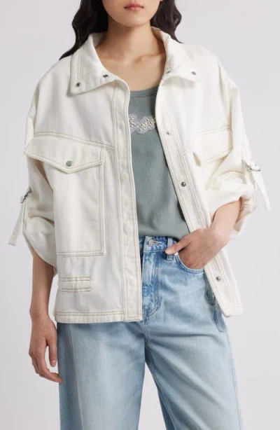 Hugo Boss Boss Orange Jarline Jacket In White