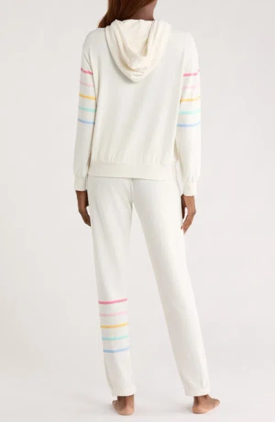 Pj Salvage Stripe Pajama Joggers In White