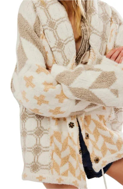 Free People Bright & Optimistic Cardigan In Multi