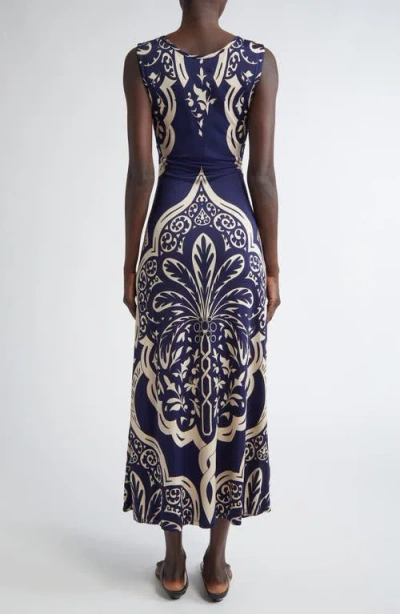 Johanna Ortiz Voyage Reversible Jersey Maxi Dress In Multi