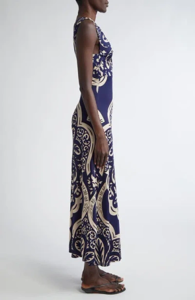 Johanna Ortiz Voyage Reversible Jersey Maxi Dress In Multi