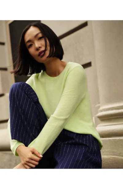 Lands' End Cashmere Sweater In Green