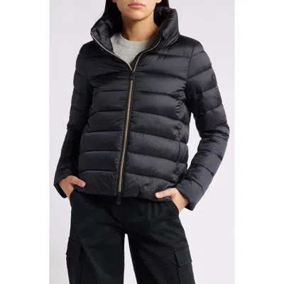 Save The Duck Elsie Water & Wind Repellent Puffer Jacket In Black