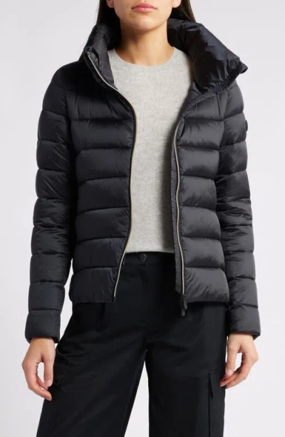 Save The Duck Elsie Water & Wind Repellent Puffer Jacket In Black