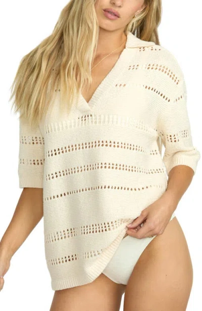 Billabong Crystal Tides Open Knit Shirt