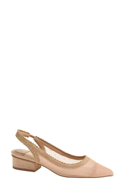 Chinese Laundry Mayberry Pointed Toe Slingback Pump In Neutral