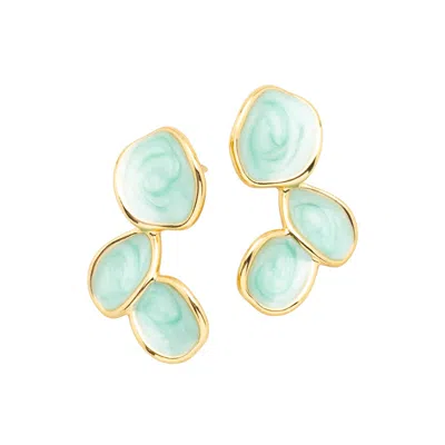 Starfish Project Women's Blue Hope Echo Earrings In Mint