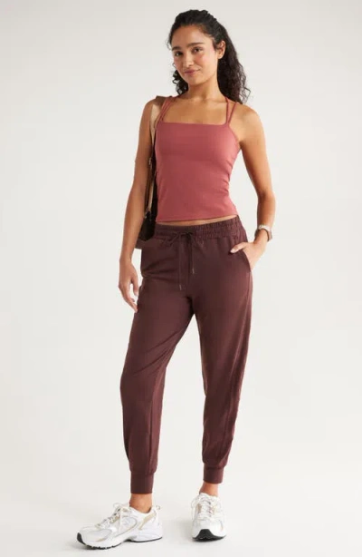 Zella So Soft Strappy Camisole In Pink