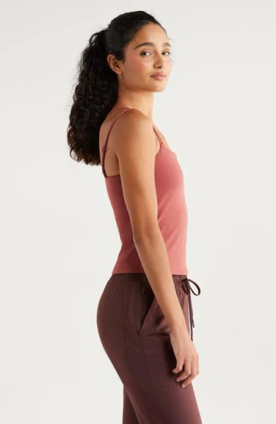 Zella So Soft Strappy Camisole In Pink