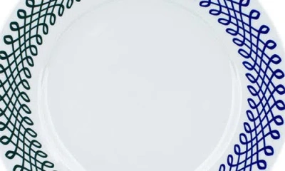 Misette Set Of 4 Porcelain Dinner Plates In Multi