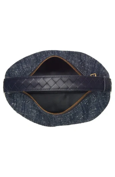 Bottega Veneta Mini Wallace Denim Bouclé Shoulder Bag