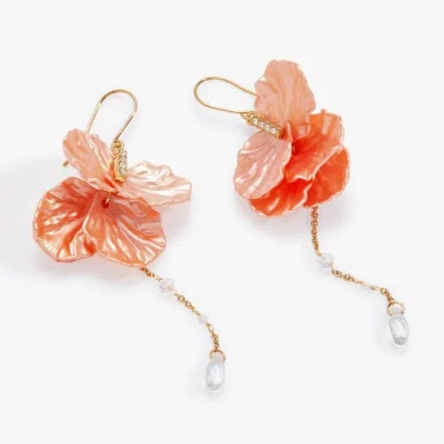 Alex And Ani New York Botanical Garden® Peony Petal Statement Earrings