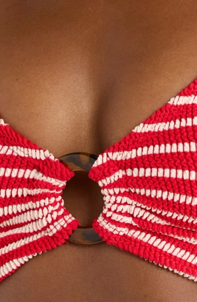 Hunza G Nadine Stripe Two-piece Swimsuit