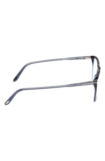 Tom Ford 52mm Round Blue Light Blocking Optical Glasses