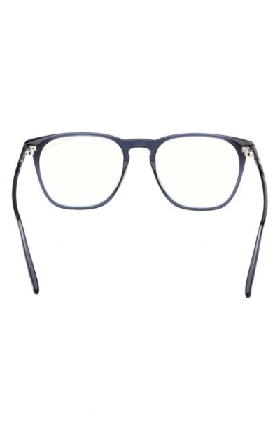 Tom Ford 52mm Round Blue Light Blocking Optical Glasses