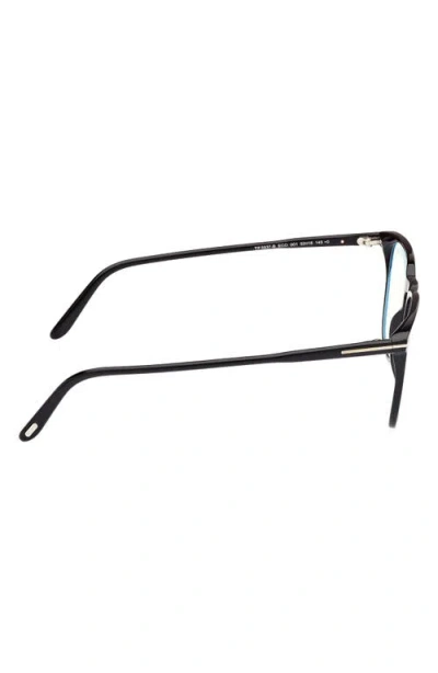 Tom Ford 52mm Round Blue Light Blocking Optical Glasses