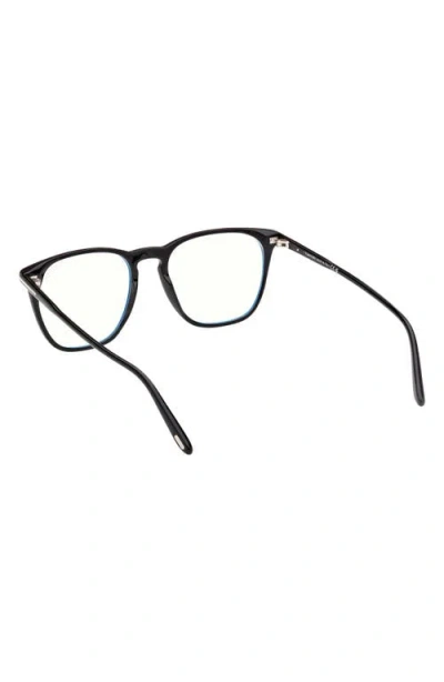 Tom Ford 52mm Round Blue Light Blocking Optical Glasses