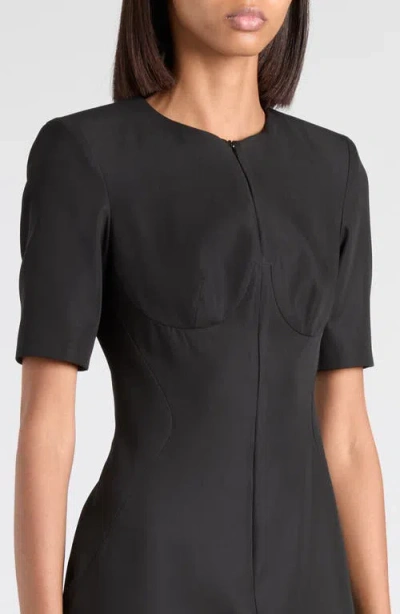 Alexander Mcqueen Day Wool-blend Midi Dress