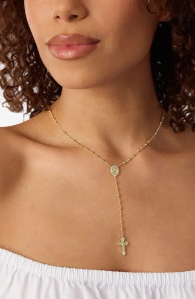 Athra Luxe Cross Y-necklace