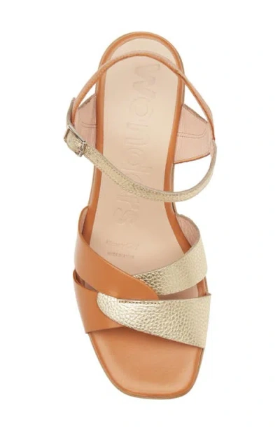 Wonders Soraya Colorblock Platform Sandal