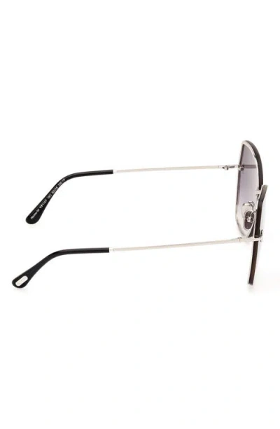 Tom Ford Nickie 62mm Oversize Gradient Butterfly Sunglasses