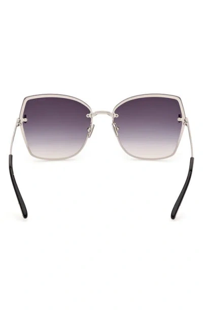 Tom Ford Nickie 62mm Oversize Gradient Butterfly Sunglasses