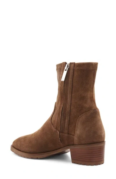Aquatalia Roza Weatherproof Sock Bootie In Brown