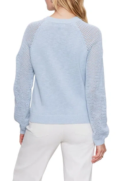 Sanctuary Perfect Moment Mix Stitch Cotton Crewneck Sweater