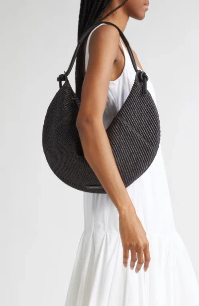 Mansur Gavriel Fortuna Raffia Hobo Bag