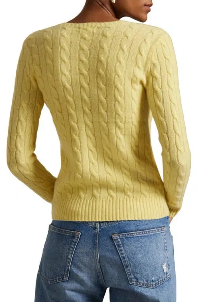 Polo Ralph Lauren Cable Stitch Wool & Cashmere Sweater
