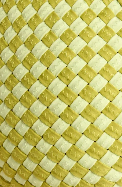 Solid & Striped The Iris Basketweave Bikini Top In Yellow