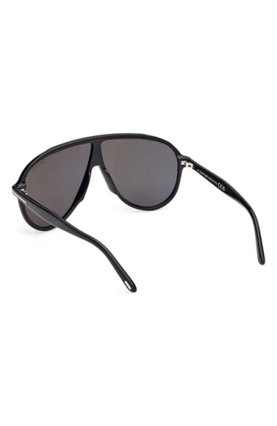 Tom Ford Vladimir 65mm Oversize Pilot Sunglasses