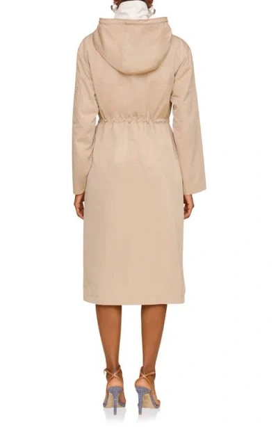 Avec Les Filles Layered Look Hooded Coat