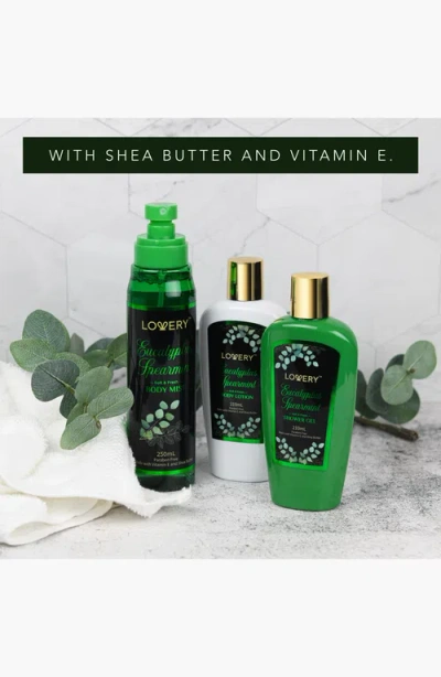 Lovery Eucalyptus Spearmint Bath And Body Travel Set