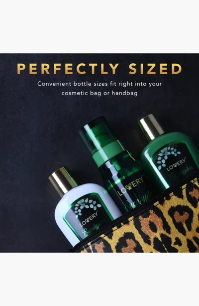 Lovery Eucalyptus Spearmint Bath And Body Travel Set
