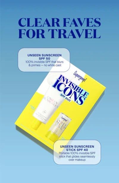Supergoop !® Invisible Icons Spf Set $80 Value