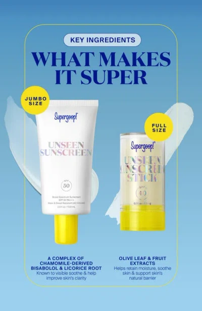 Supergoop !® Invisible Icons Spf Set $80 Value
