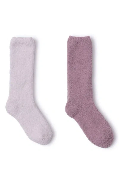Barefoot Dreams 2-pack Cozychic™ Socks In Purple