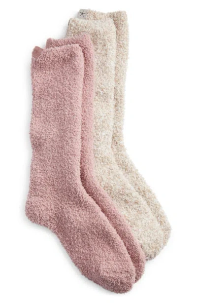 Barefoot Dreams 2-pack Cozychic™ Socks In Purple