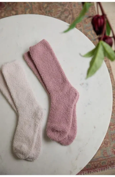 Barefoot Dreams 2-pack Cozychic™ Socks In Purple