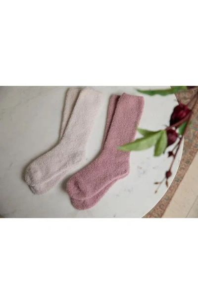 Barefoot Dreams 2-pack Cozychic™ Socks In Purple