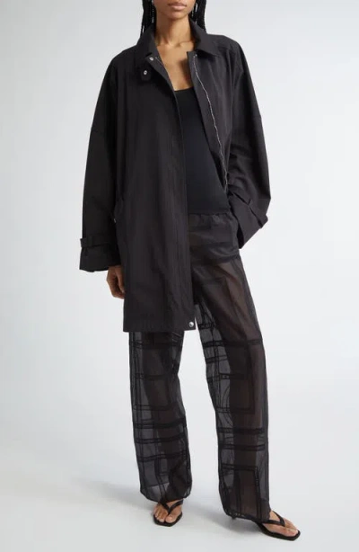 Totême Toteme Summer Water Repellent Parachute Jacket In Black