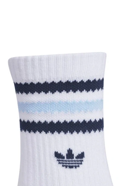 Adidas Originals Adidas Assorted 3-pack Kids' Originals Roller 3.0 Crew Socks In White
