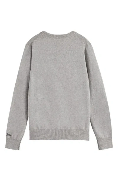 Scotch & Soda Boys' Core Logo Regular Fit Sweatshirt - Little Kid, Big Kid In Gray