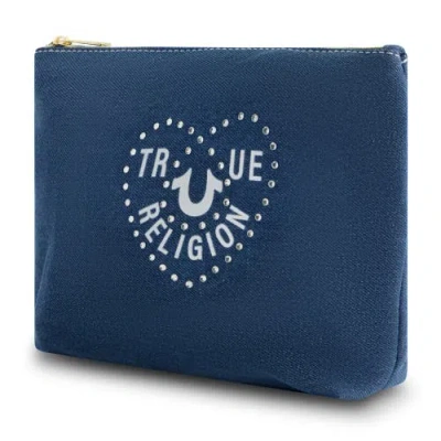 True Religion Cosmetic Bag With Side Pocket