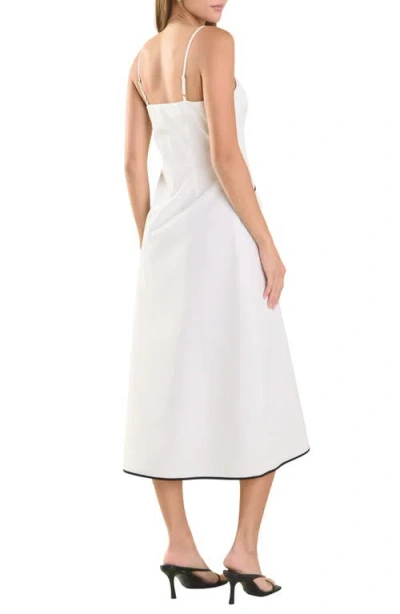 Endless Rose Pocket Flap Detail Midi Dress