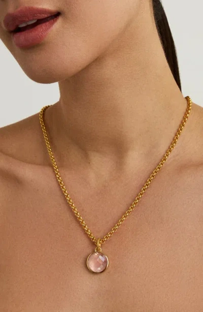 Dean Davidson Signature Morganite Doublet Pendant Necklace