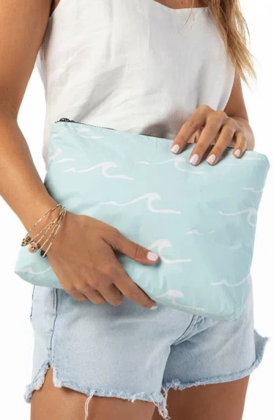 Aloha Collection Mid Seaside Water Resistant Tyvek® Zip Pouch